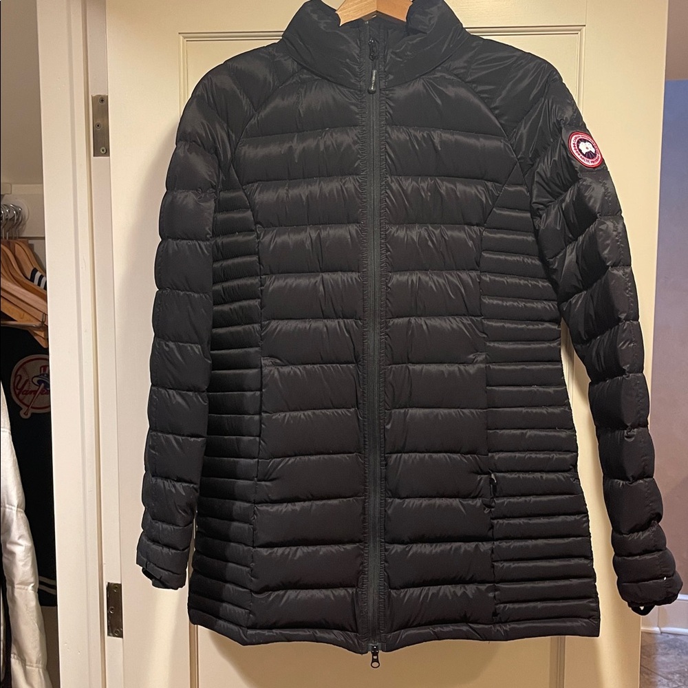 Canada Goose Black Quilted Jacket. Size Large.